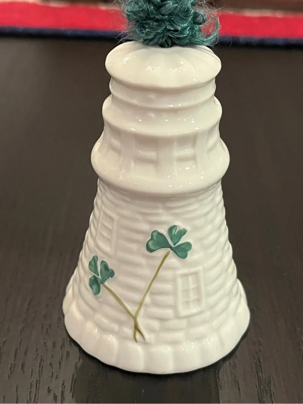 Belleek lighthouse ornament